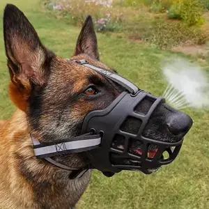 Adjustable Breathable Dog Muzzle Anti-Bite Anti-Bark Anti-Chew Pet Safety Mouth Cover for Small Medium Large Dogs
