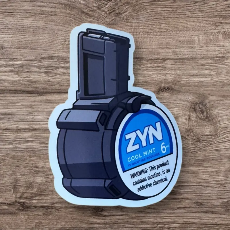 Zyn drum mag sticker 2 pack Zyn drum mag sticker 2 pack