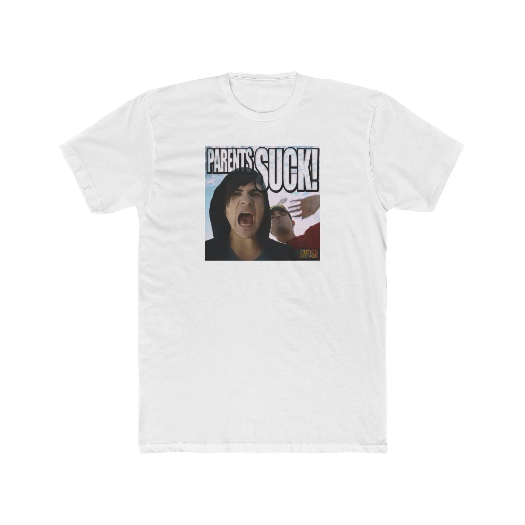 Parents Suck! Graphic Tee | Funny Shirt Smosh y2k Alternative Swag Emo