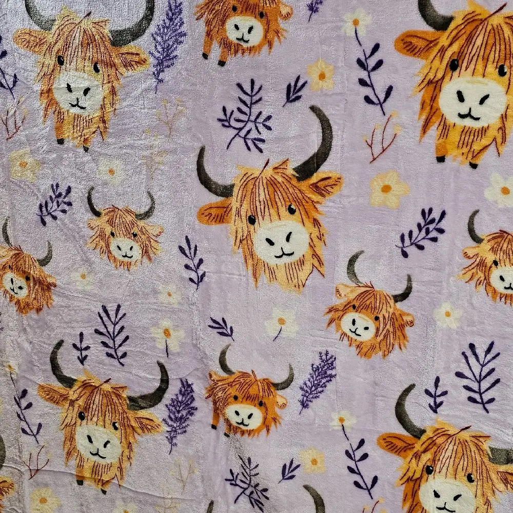 ISABELLA light purple king oversized 82x90" Blanket.