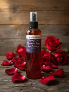 Rapunzel Hair Rosewater & Honey Moisturizer - Organic Haircare, Hydrating & Nourishing, Floral Blend for Soft & Manageable Hair Moisture Hydrate