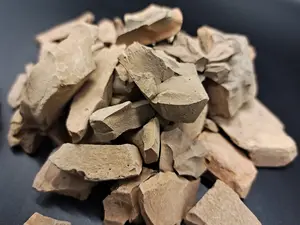 Roasted Red Clay Chunks | Edible Cosmetic Grade Crunchy Non-sticky Zero Additives Snack Salads Pure Consumption Healthy