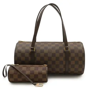 Pre-owned Louis Vuitton Canvas Shoulder Bags Papillon 30 Damier 2way Bag