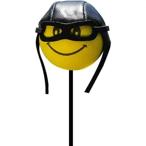 Cute Pilot Foam Ball Car Antenna Toppers Exterior Decorations (Pilot)