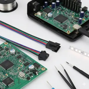 Universal LED Strip Connector Kit: 20/40 Pcs, Male/Female Pins, Extension Cable for 3528 5050 RGB RGBW Multi-Row Light Strips, Compatible Adapter Accessories with Wiring