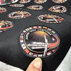 Project Hail Mary International Mission Embroidered Patch, Embroidered Iron On Badge, Andy Weir Sci-Fi Fan Gift, Space Rocket Jacket Decor