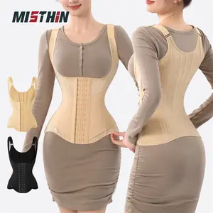 MISTHIN Waist Trainer Vest Faja for Women for Tummy control Sports Workout Vest Waist Cincher with Adjustable Shoulder Strap