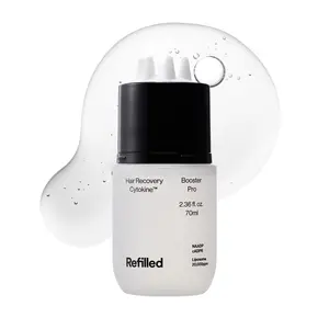 Refilled cADPR Booster Pro Intensive Hair Growth Serum | Hair Density & Strengthening Care for Thin & Weak Hair | Deep Scalp Care with Built-In Scalp Massager | Cytokine, Biotin for Sensitive Scalp