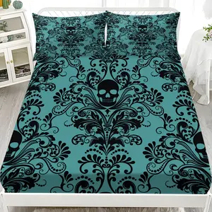 Bed Sheet Set (1 Fitted Sheet + 2 Pillowcases), Modern Style, Comfortable and Aesthetic, Suitable for Dorms and Hotels, All Seasons