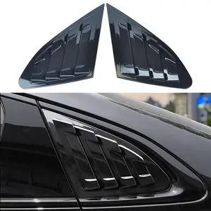 Rear Side Window Louvers for Chevrolet Malibu 2016 2024 Air Vent Cover Sport Style 2PCS, Car Accessories