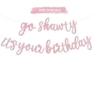 Letter Pattern Birthday Party Decoration Banner, 1 Count Happy Birthday Shiny  Banner,   Birthday Hanging Flags Pennant Banner for Indoor & Outdoor Party Supplies