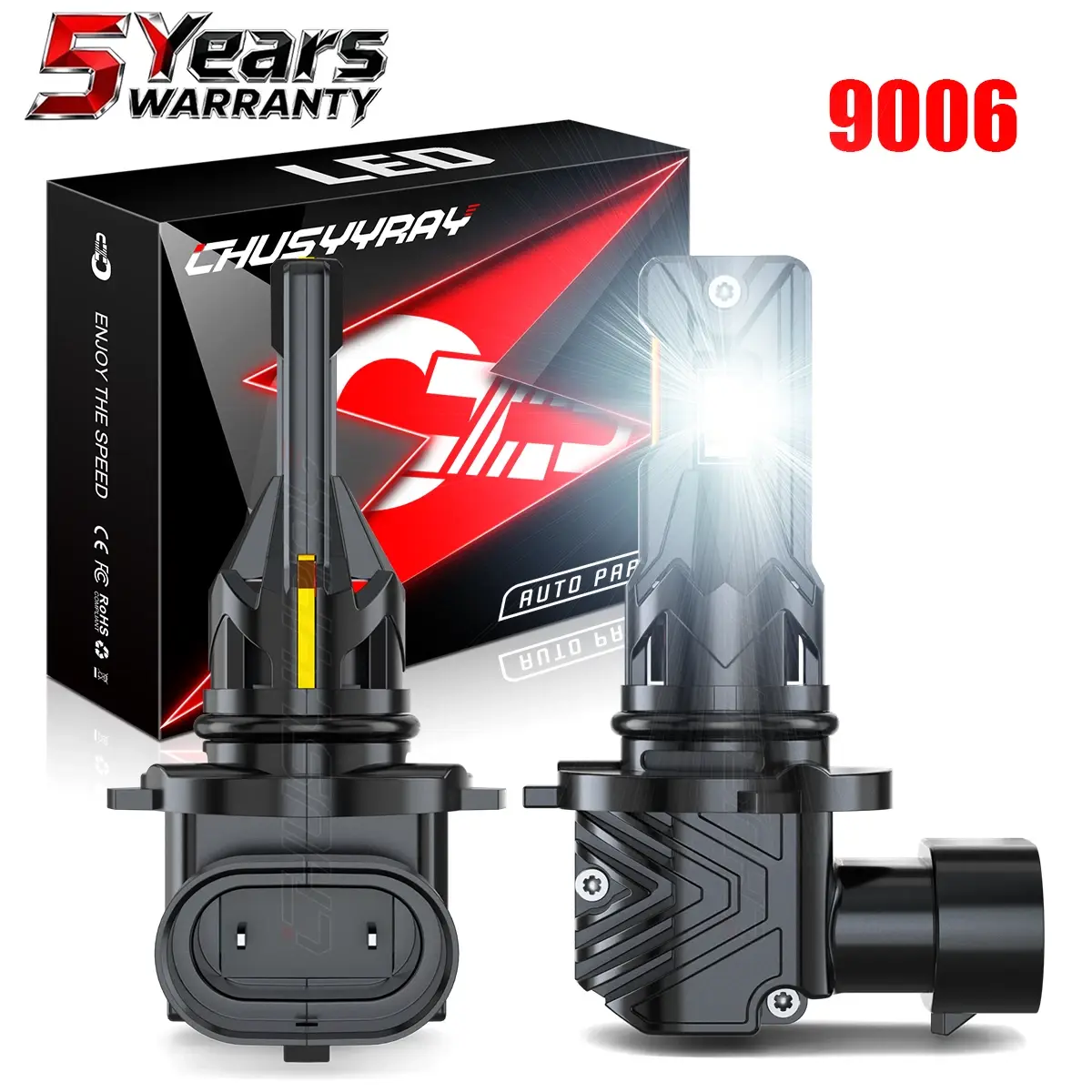 For Chrysler PT Cruiser 2006 2007 2008 2009 2010 Combo 9006 LED Headlights Bulb 6000K 2x