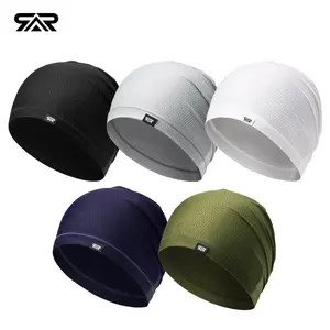 Breathable Slouchy Beanie - Cooling Performance Mesh Beanie for Men & Women - Lightweight Sweat-Wicking Skull Cap for Running, Gym & Daily Wear