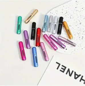 Portable Mini Perfume Atomizer Spray Bottle Refillable Travel Size Fragrance Dispenser Leakproof Easy To Fill For On The Go Touch Ups Ideal For Carrying Favorite Scents In Purses Pockets Gym Bags And During Travel Or Shopping Trips Set