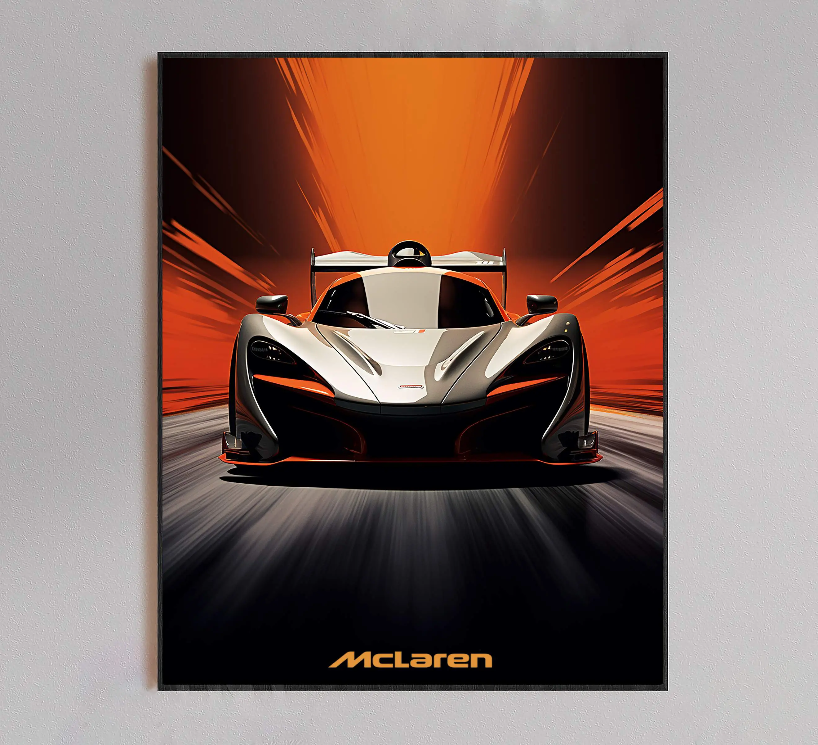 McLaren Orange Poster