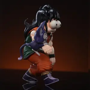 1pcs Salivating Martial Arts Genius Boy PVC Figure, Action Figurine, Collectible Hand Model, Anime Display Piece, Halloween Thanksgiving Christmas Gift