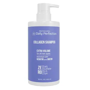 (dp) Collagen Shampoo – Boost Volume and Strength for Flat Hair – Clean, Salon-Grade Formula with Biotin + Keratin
