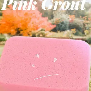 Grout Sponge Pink for Construction Uses and Multi-Use Applications dimensions 7 length 5 wide 2 inches thick