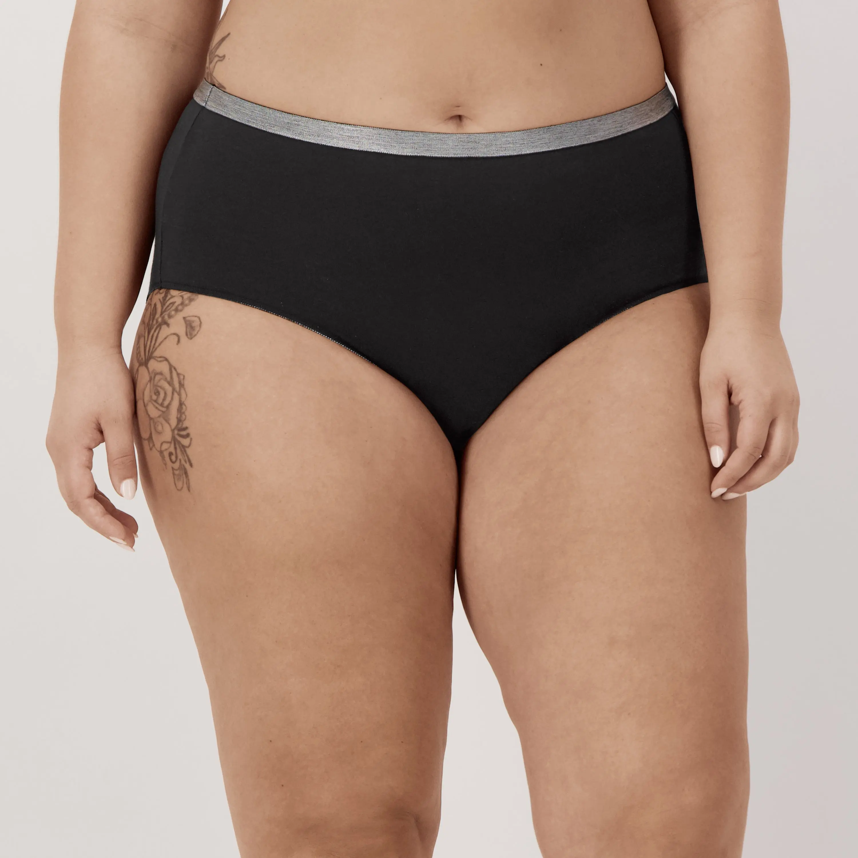 Hanes Just My Size Women's Stretch Cotton Brief Underwear 5-pack (plus ) Multi Pack Comfortable Fit Soft Fabric Breathable Csp40a