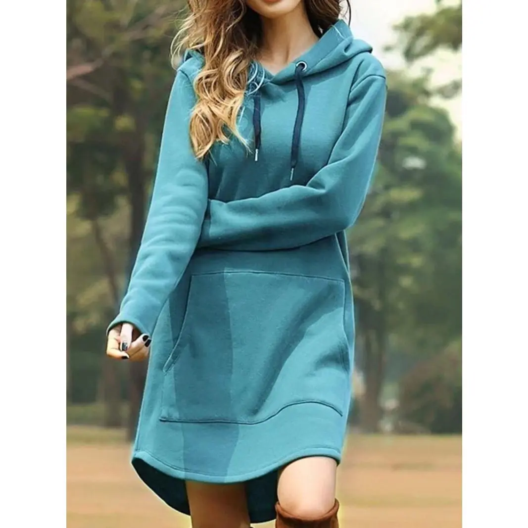 open lace back dress Minibee Women's Oversized Sweatshirt Dress Turtleneck Long Sleeve Tuni   minibee