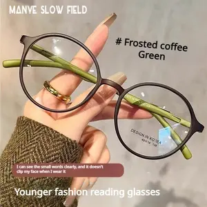 Multifunctional anti-blue light reading glasses – high-definition and stylish lenses, suitable for reading, cooking, and leisure at home, all in one pair, with prescriptions ranging from +1.0 to +4.0.