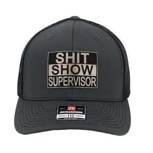 Funny Mens Hat - Richardson 112 Funny - Show Supervisor Cap