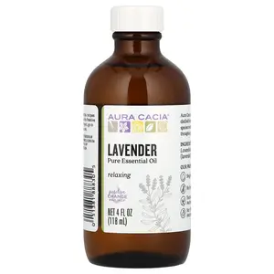 Aura Cacia Pure Essential Oil, Lavender, 4 fl oz (118 ml)