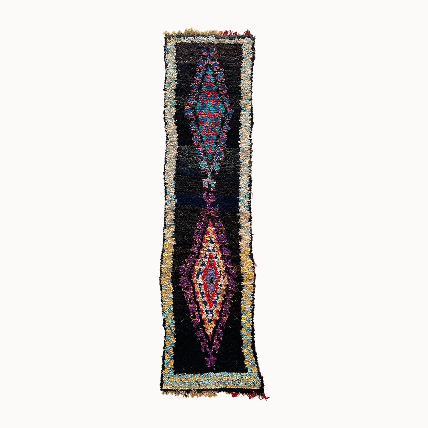 Chafai Hand-Knotted Moroccan Runner Rug | 2'8'' x 10'8''