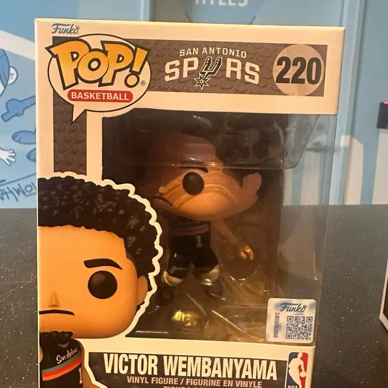 Funko Pop NBA Victor Wembanyama San Antonio Spurs Standing Vinyl Figure - New TV/Movie Character Collectible Figurine, Collectibles