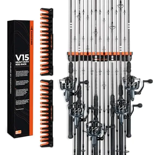 V15 Vertical Fishing Rod With 2 Pack(store 30 rod)