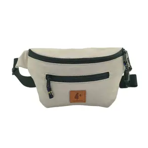 Canvas Crossbody Fanny Pack for Men Women - Adjustable Shoulder Strap, Multi-Pocket Crossbody Bag, Unisex Belt Bag , Great for Outdoor Sports and Daily Commuting, Multifunctional Travel Waist Bag | Adjustable Shoulder Strap Bag