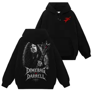 [HellRider Shop] Limited Dimebag Darrell Panteras #89 Hoodie T-Shirt Sweatshirt, Retro Vintage Unisex Graphic 90s Cotton, Gift For Heavy Metal, Rock Y2K Streetwear