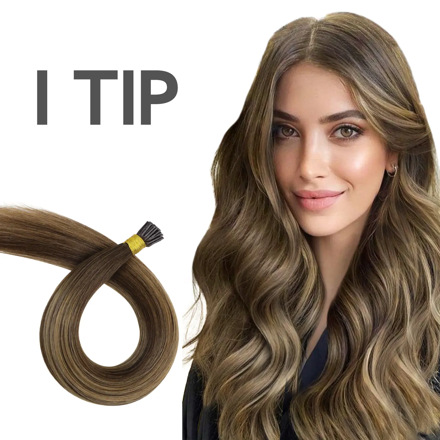 #4/27/4 Balayage Chocolate Brown to Caramel Blonde