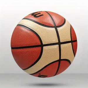 Professional Grade 5/6/7 Basketball, Sports Ball, Ideal for Games and Training, High-Quality PU Material, Superior Grip and Bounce, Indoor/outdoor Use, and Design with Gold Accents