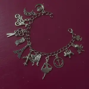 Silver Charm Bracelet