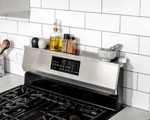 StoveShelf - Magnetic Shelf for Kitchen Stove Organiser Racks StoveShelf - Magnetic Shelf for Kitchen Stove Organiser Racks