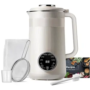 8 in 1 Nut Milk Maker Blender, 32oz Homemade Soy, Almond, Oat, Coconut,  Based and Non Dairy Beverages, Automatic Soybean Machine With Delay Start/Keep Warm/Boil Water, Cream