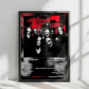 Slipknot "Vol. 3: (The Subliminal Verses)  " Album Cover Poster - with Complete Tracklist - NO FRAME