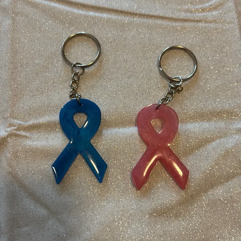 Ribbon keychains