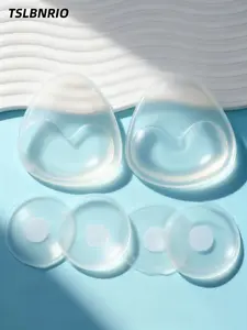 12 Piece Silicone Breast Pads Set, Elegant and Comfortable, Reusable and Seamless Silicone Bra Insert for Bikinis and Strapless Dresses, Soft Women's Underwear Accessories