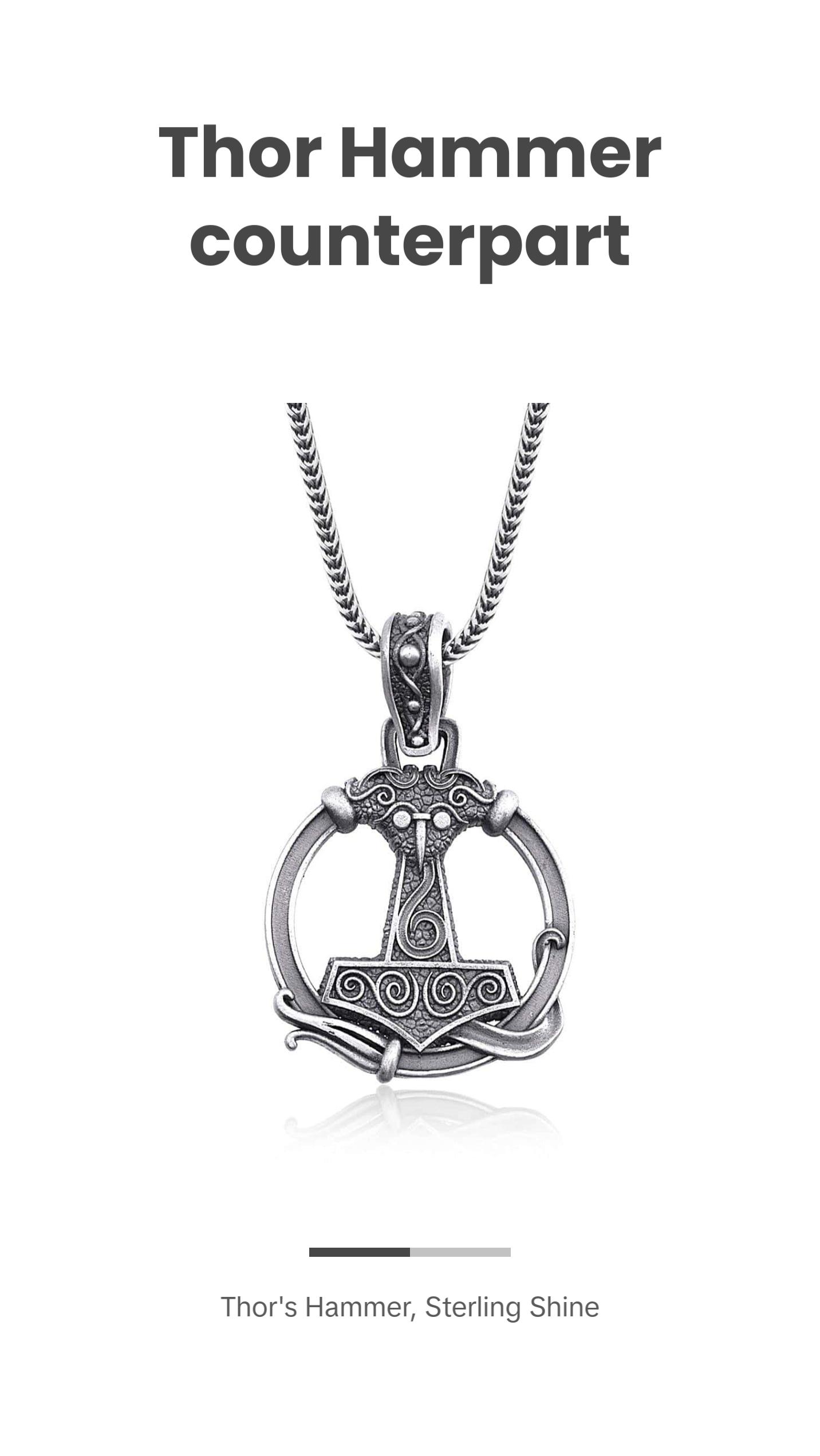Mjolnir The Thor Hammer Necklace