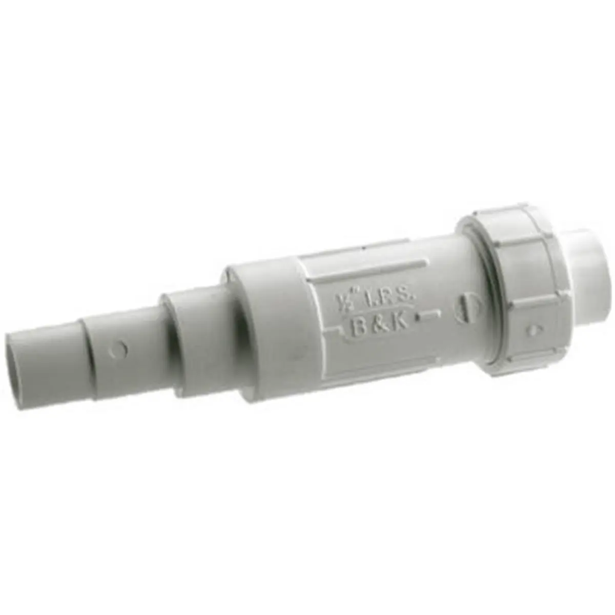 212 MAIN Adjustable PVC Solvent Weld Repair Coupling Fitting (Model 511-53-34-34B), 0.75 in. (3/4") PVC Material with Double O-Rings, for Existing Pipe Needs
