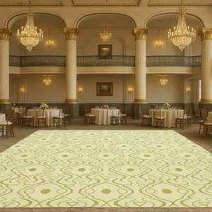 Mandala Sangeet Ceremony Floor Wrap - Custom Indian Wedding Dance Vinyl Decal for Mehndi & Traditional Celebrations - Removable Glossy Vinyl - Full Color Print - Easy Peel Low Adhesive - Multiple Sizes Available - Artwork