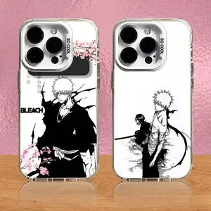 Anime B-Bleach Kurosaki Ichigo Phone Case For iPhone 17 Air 16,15,14,13,12,11,Pro,MAX White Candy Matte Shockproof Case