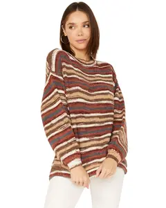 Cleo + Wolf Women's Women'S Stripe Knit Oversized Sweater - Clho22sw30