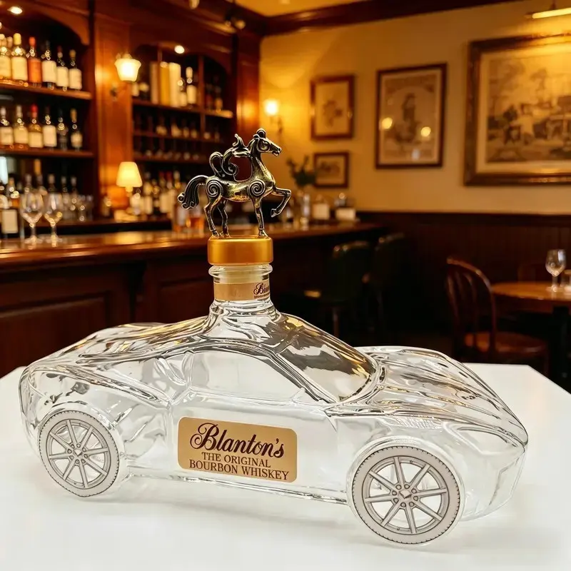 Corvette C8 Whiskey Decanter Collector Edition Luxury Sports Car Liquor Bottle Unique Home Bar Accessories Man Cave Decor Perfect Gift for Car Enthusiasts