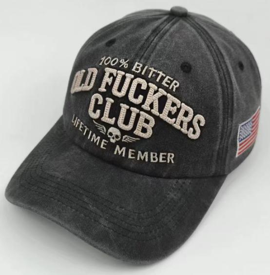 Men's and Women's Retro Embroidered Baseball Cap with Letter 3D Embroidery Flat Brim Hat Dad Style Headgear