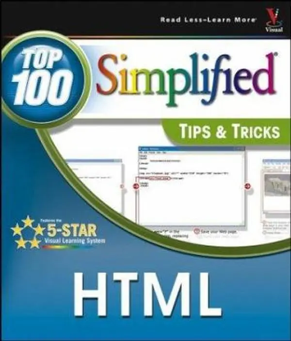 Used Paperback Book - HTML: 100 Simplified Tips & Tricks by Paul Whitehead (English) - Tutorial, Learning Resource for Adventurous Users with Visual Guides & 10 Chapters, 100 Useful Techniques
