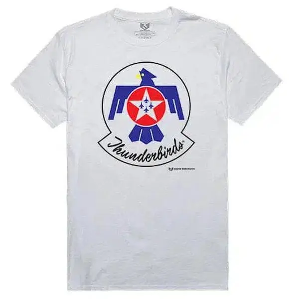 United States Air Force Thunderbirds F-16 Falcon Graphic White Men's T-Shirt