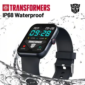 [TRANSFORMERS] Kids Smart Watch-S80K, 1.83" HD Touchscreen Smart Wearable Device with Bluetooth Calling, Fitness & Activity Tracker, Heart Rate & Sleep Monitoring, Camera, Long Battery Life, Birthday Gift for Boys & Girls Compatible with Android & iPhone